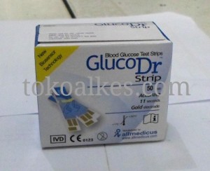 GlucoDR Biosensor Test Strip isi 50