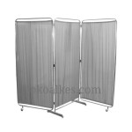 Bed Screen Stainless Steel Triple (3 Bidang)